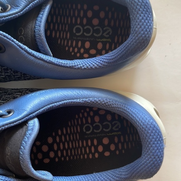Ecco Womens Biom Fjuel Sneakers Athletic Shoes,Blue,Leather and Mesh,Size 7 - Picture 7 of 9